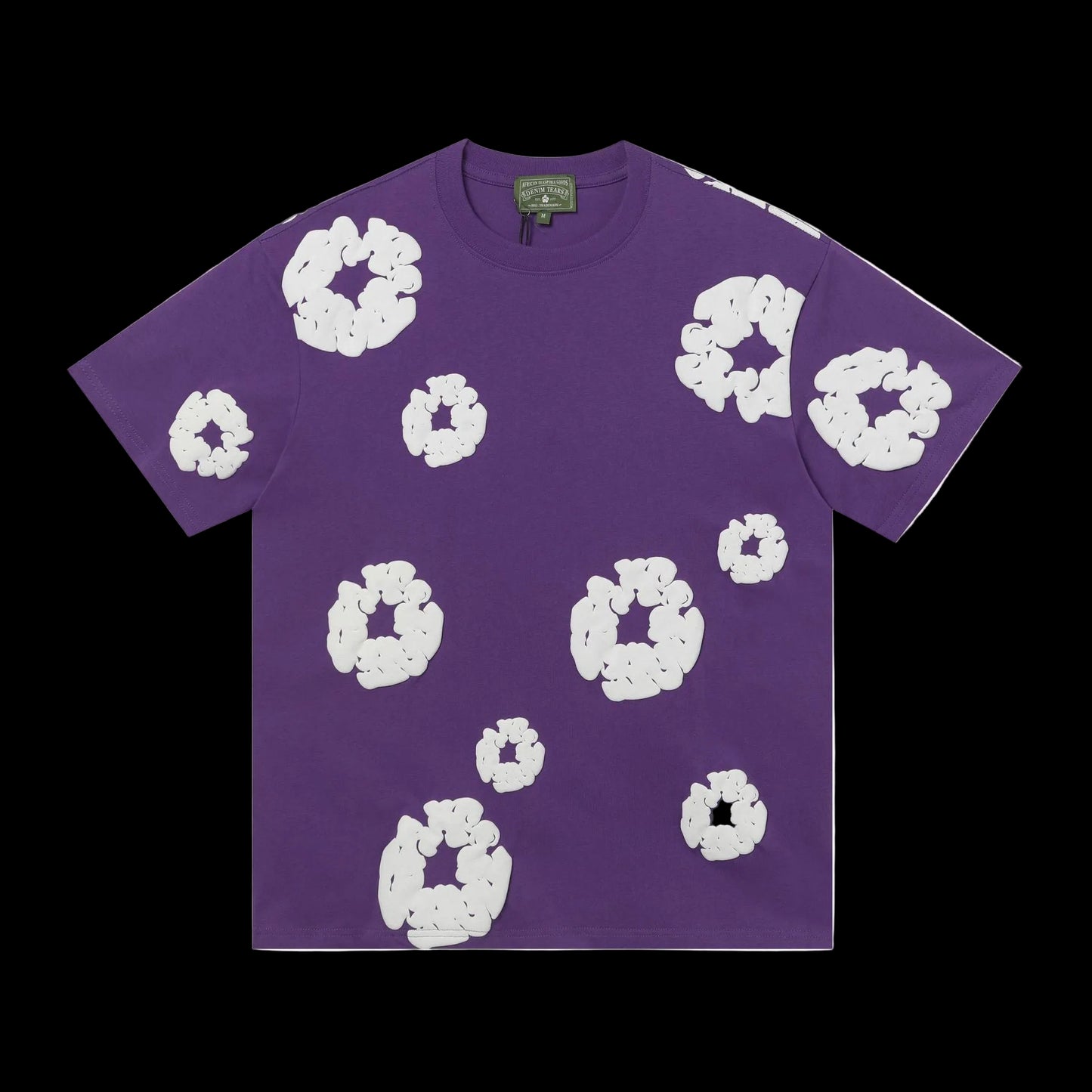 Denim Tears Cotton Wreath Oversized Tee – Purple