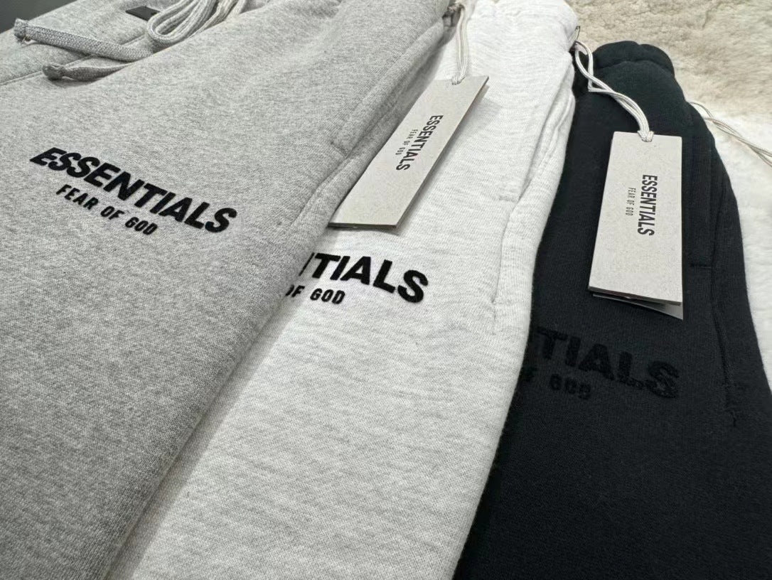 ESSENTIALS White Straight-Leg Sweatpants