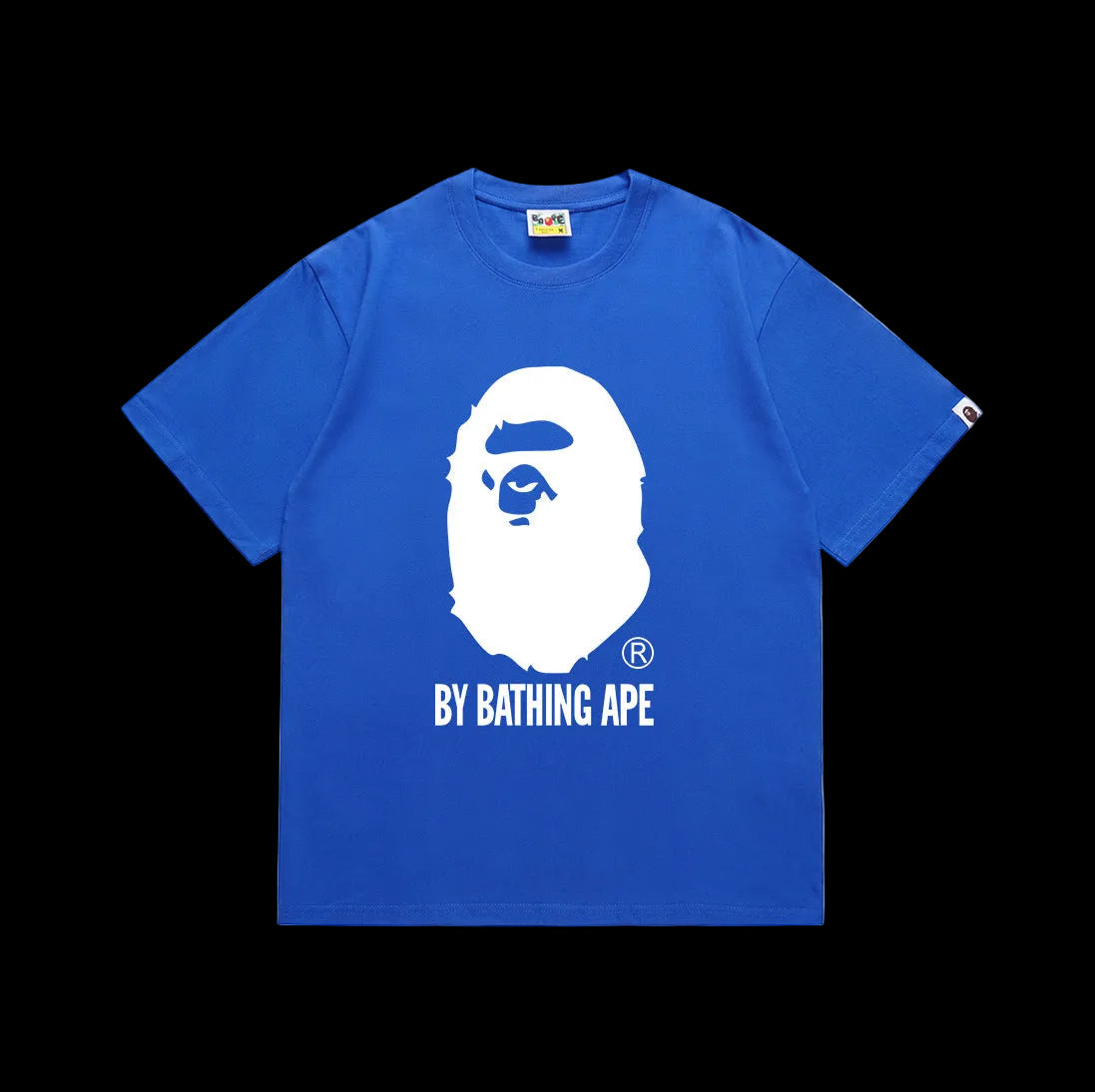 BAPE Sky Blue “Bathing Ape Script” Streetwear Tee
