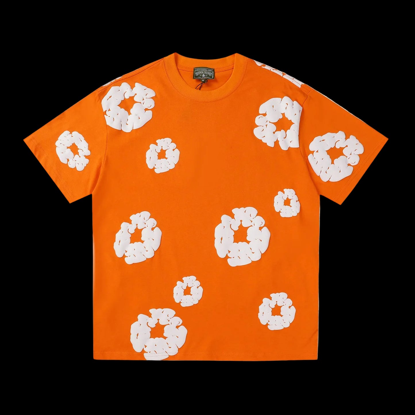 Denim Tears Cotton Wreath Oversized Tee – Sunset Orange