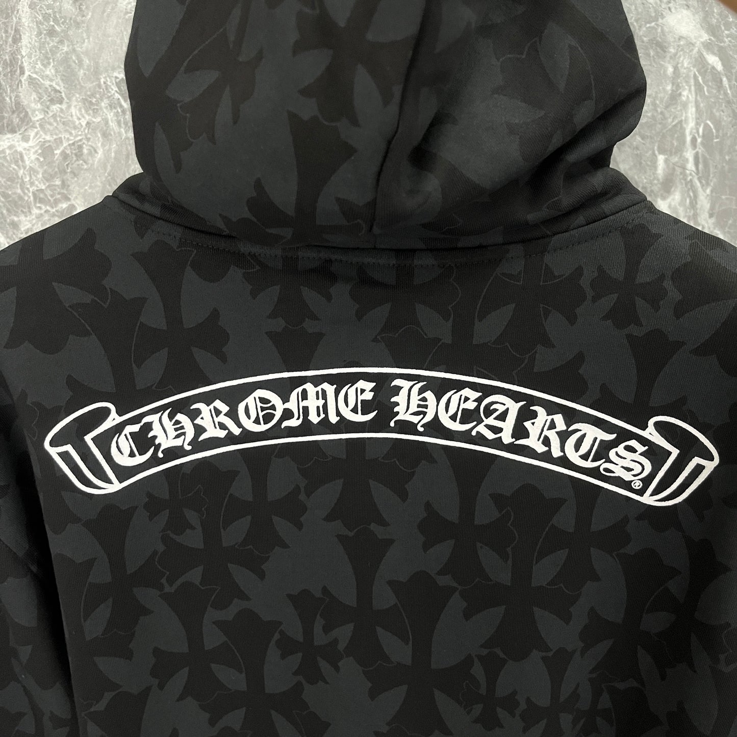 Chrome Hearts Black Cross Streetwear Hoodie