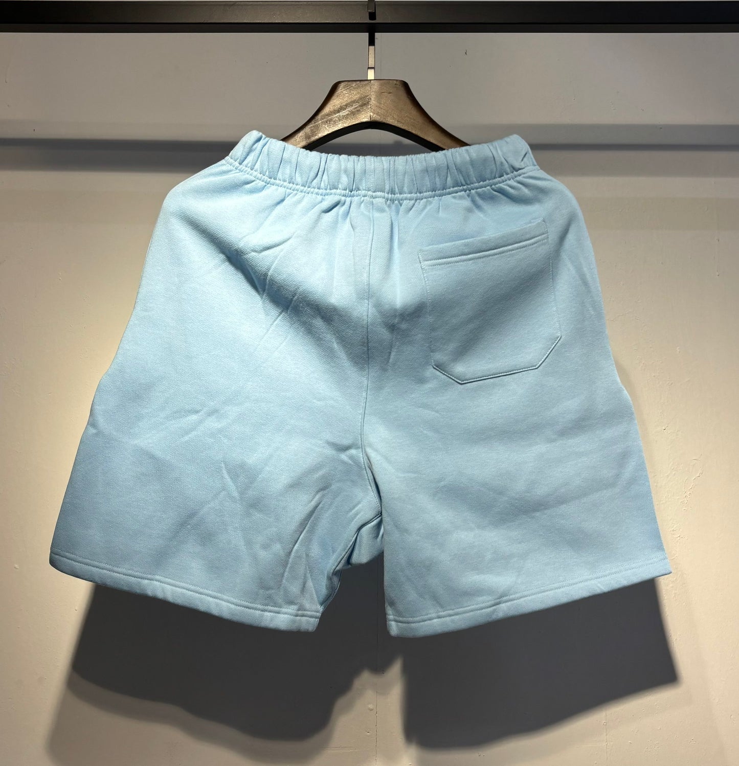 AMIRI Skywave Fleece Shorts — Ice Blue Edition