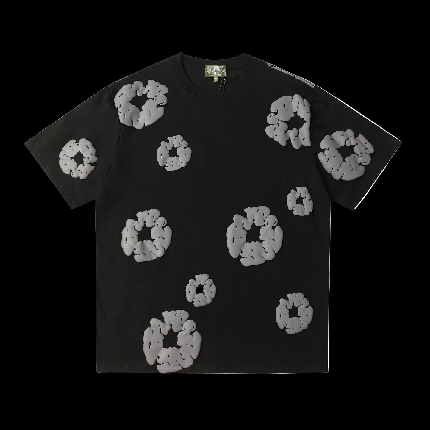 Denim Tears Cotton Wreath Oversized Tee – Shadow Black