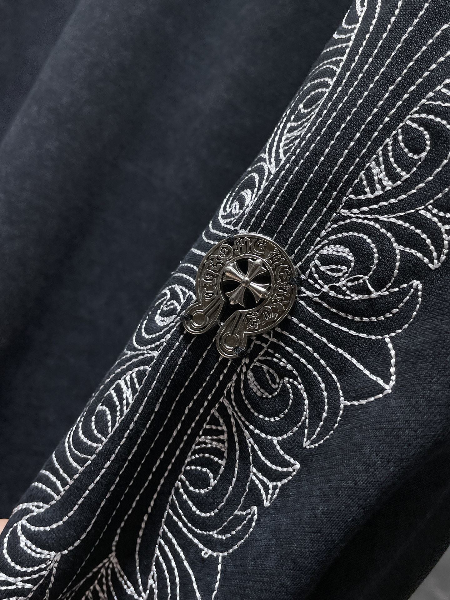Chrome Hearts Navy Denim Street Jeans — Dark Blue Edition
