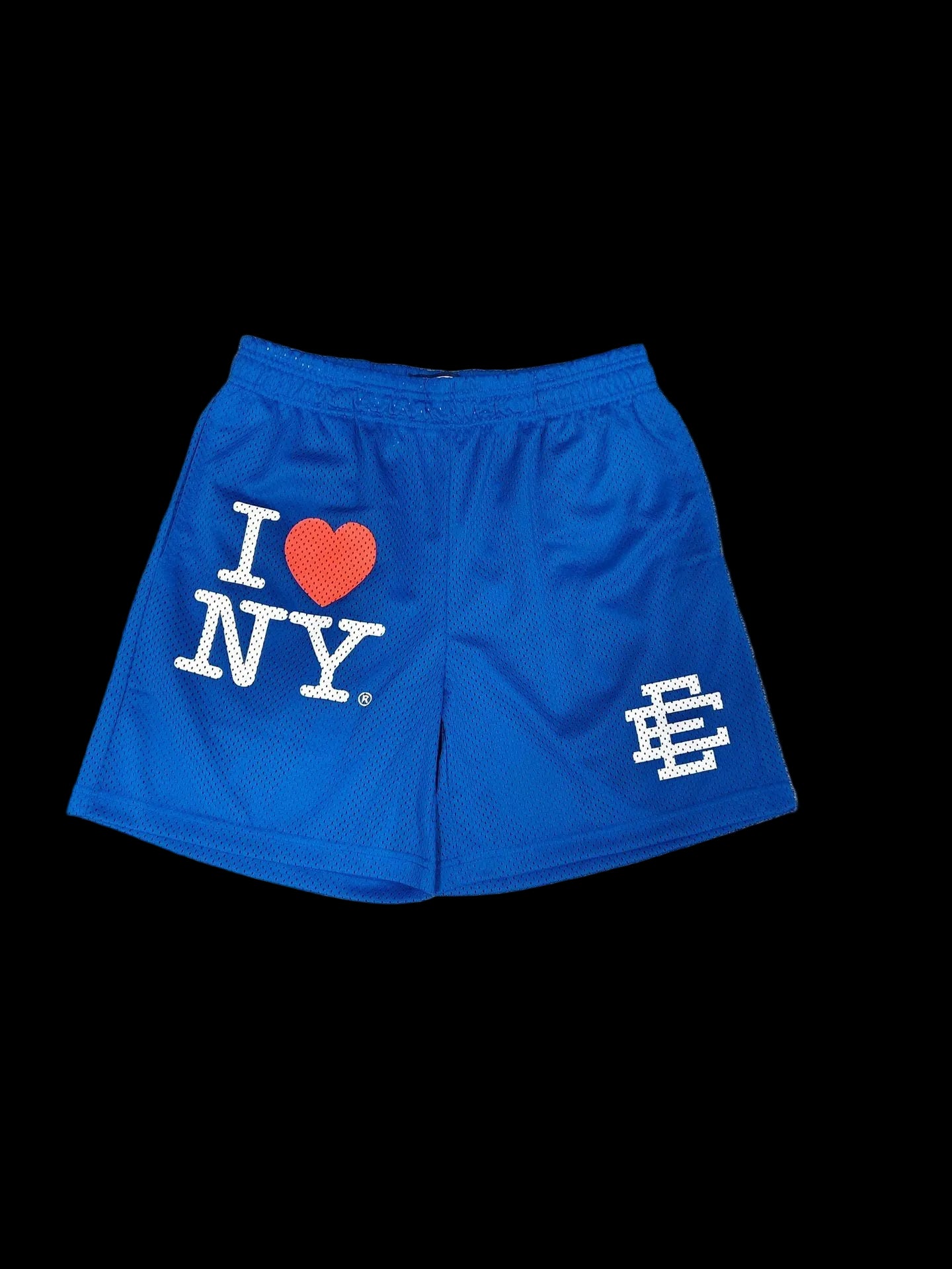 Eric Emanuel Blue Courtside Mesh Shorts