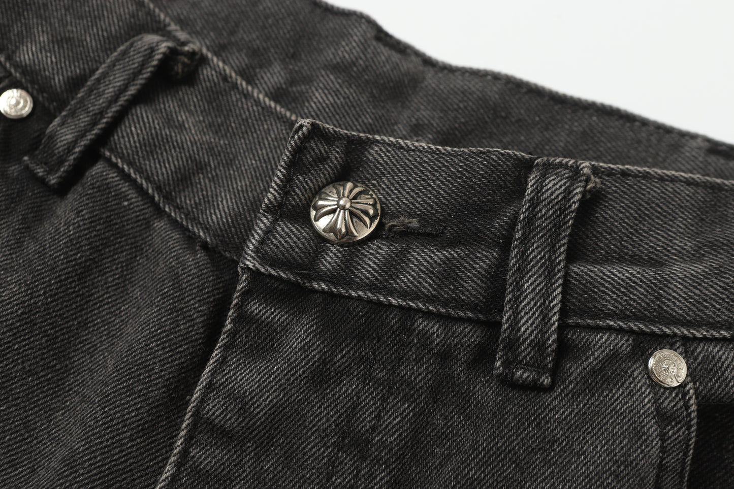 Chrome Hearts Black Ember Carpenter Shorts
