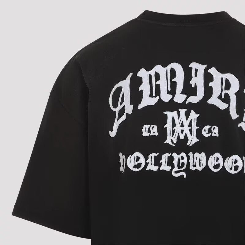 AMIRI Black Heavyweight Double Yarn Streetwear Tee