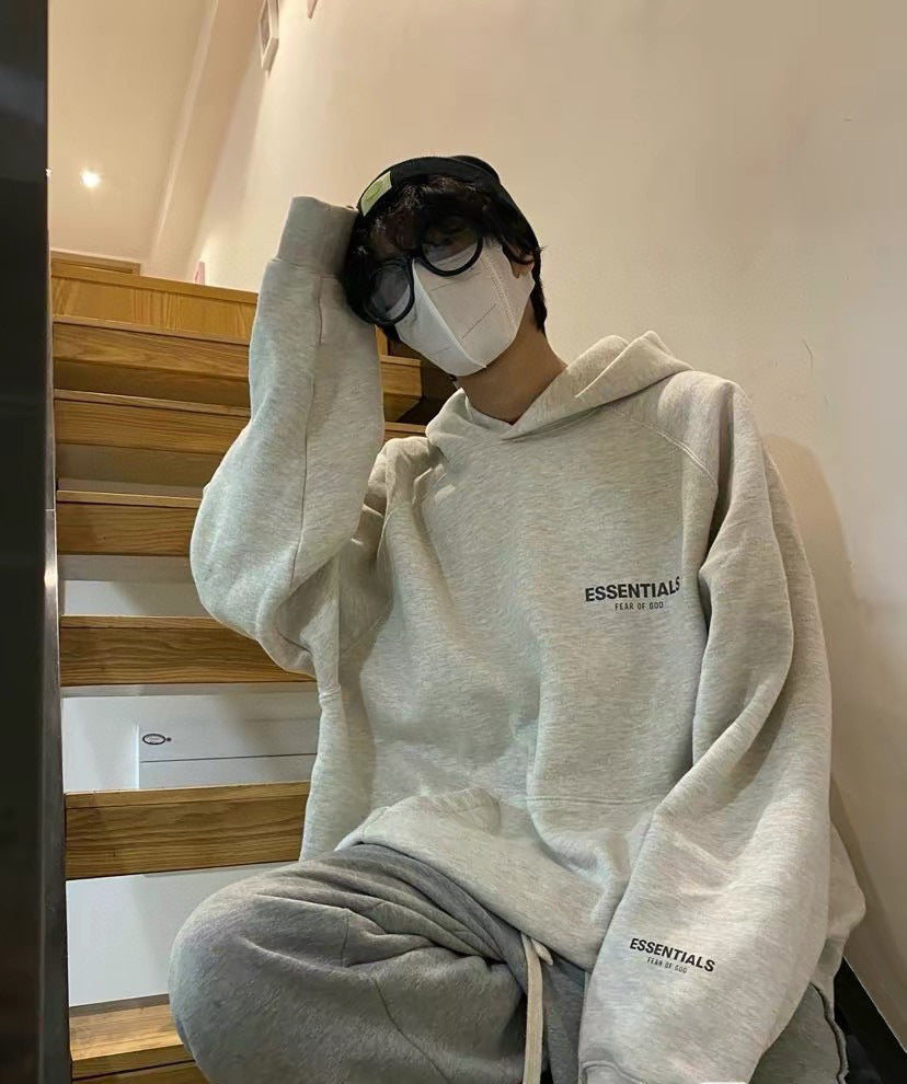 ESSENTIALS White Oversized Hoodie