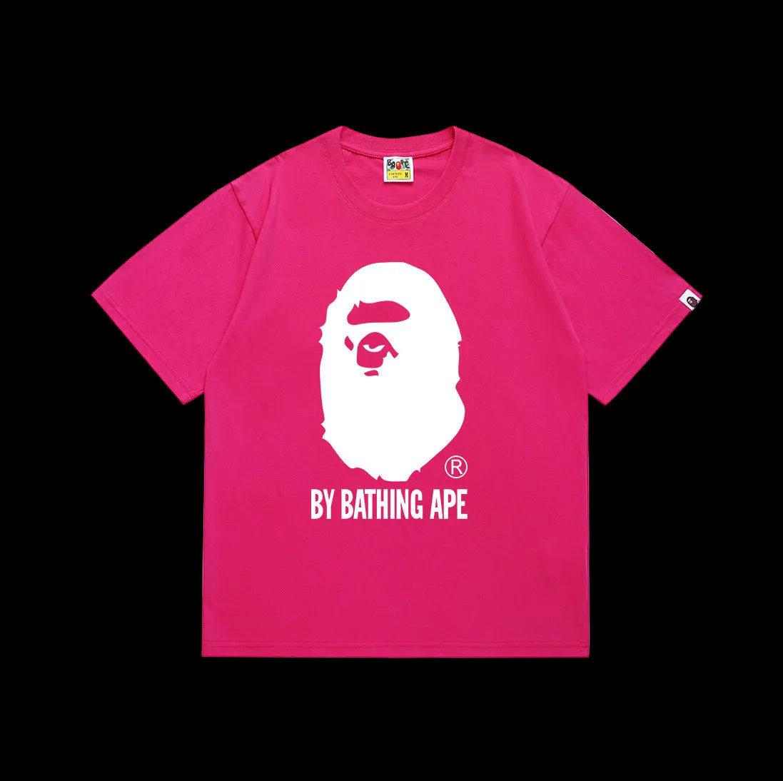 BAPE Soft Pink Hype Streetwear Tee