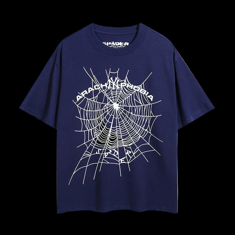 Midnight Venom Oversized Graphic Tee – Blue Purple