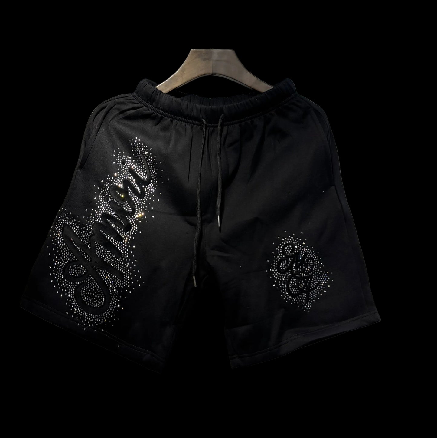 AMIRI Shadow Core Fleece Shorts — Black Edition