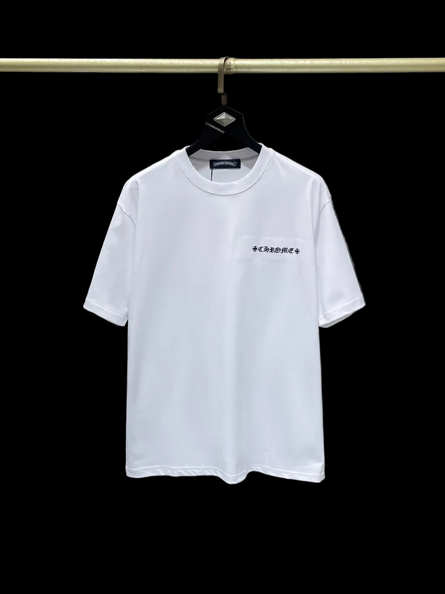 Chrome Hearts White Distressed Streetwear Tee