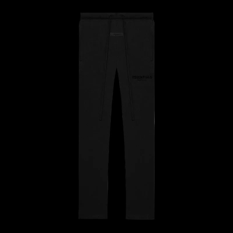 ESSENTIALS Black Straight-Leg Sweatpants