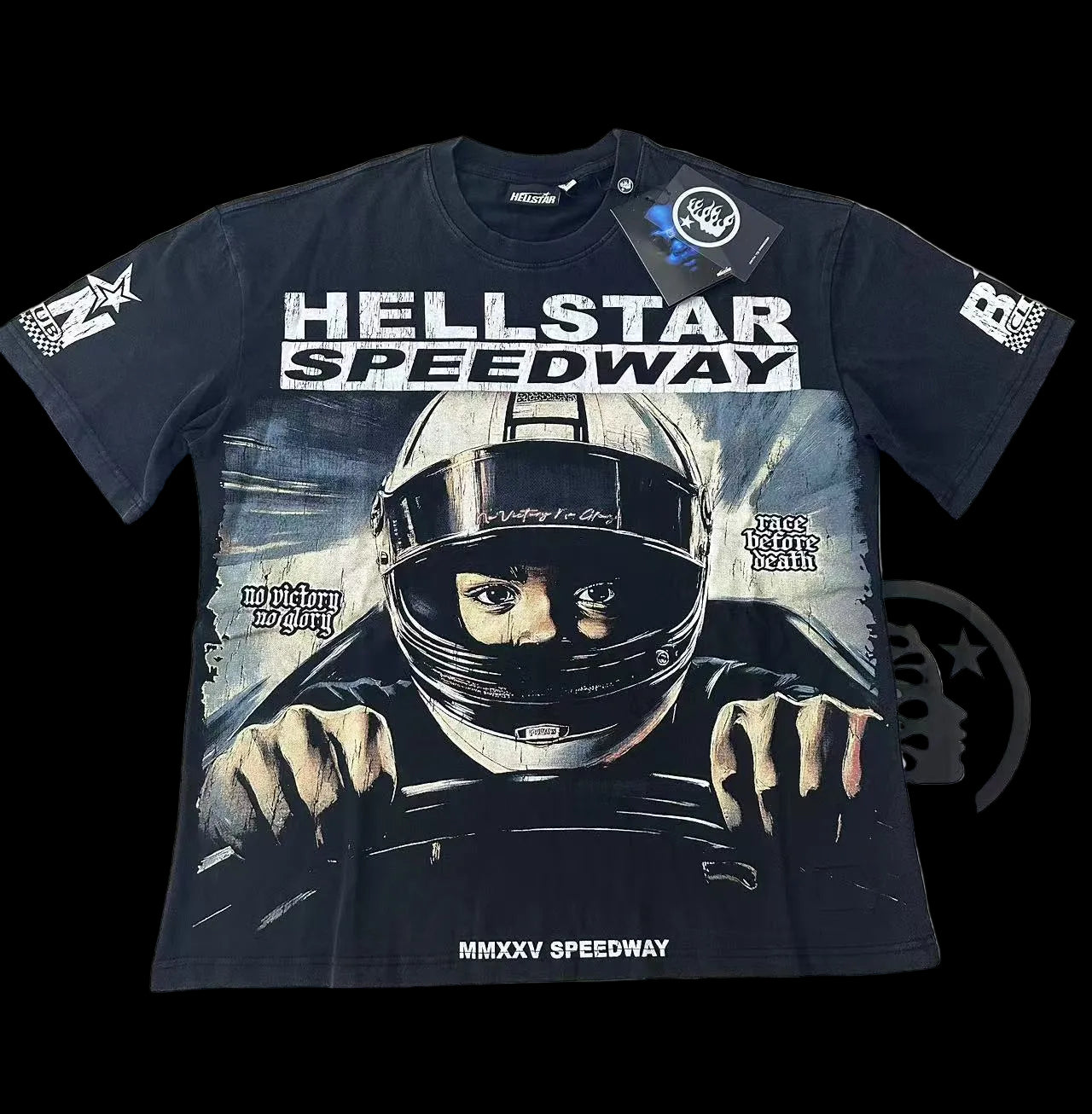 Hellstar 958 NFC Vintage Washed Black Tee – NFC10 Edition