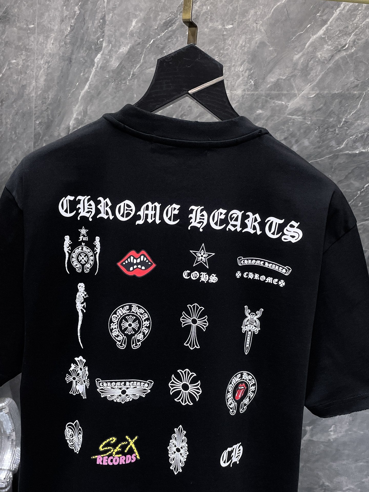 Chrome Hearts Shadow Distressed Streetwear Tee