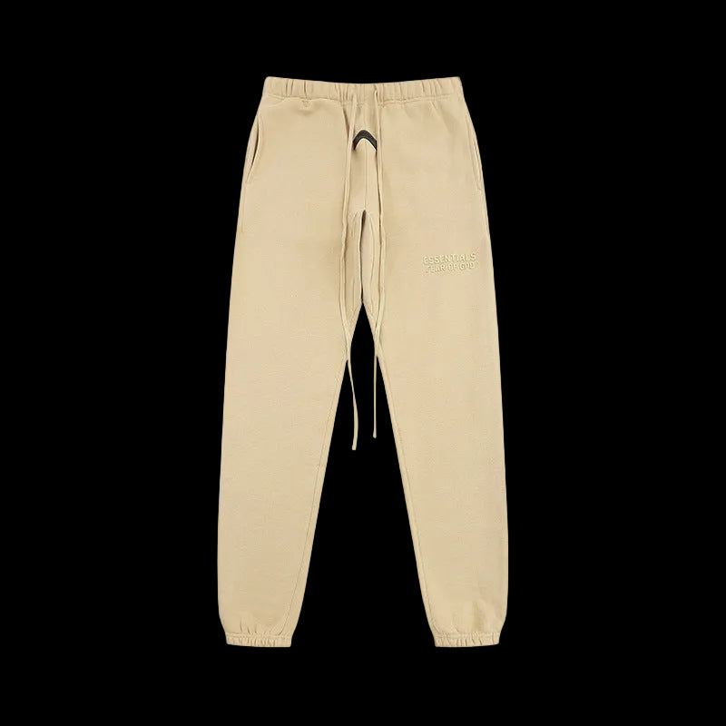 ESSENTIALS Cream Straight-Leg Sweatpants