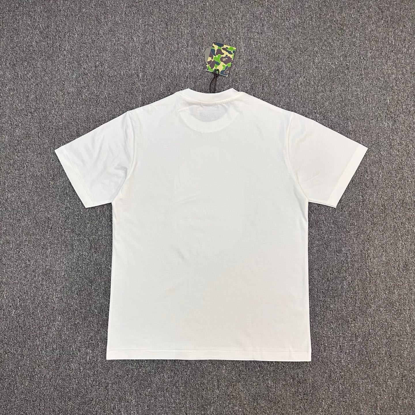 BAPE SS23 White Streetwear Graphic Tee