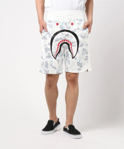 BAPE White Streetwear Essential Shorts