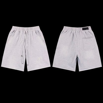 AMIRI Ash Mist Washed Terry Shorts