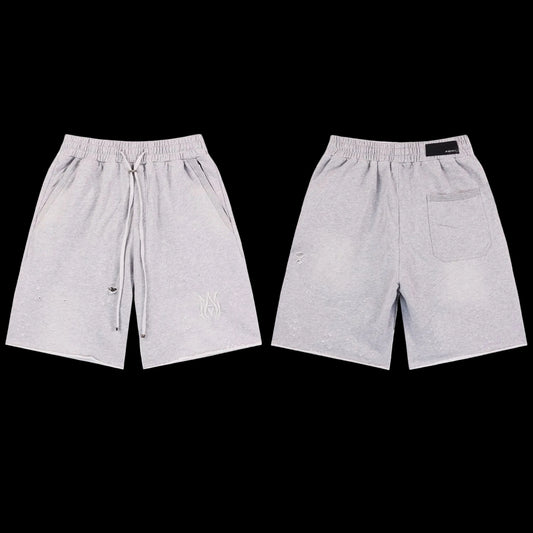 AMIRI Ash Mist Washed Terry Shorts