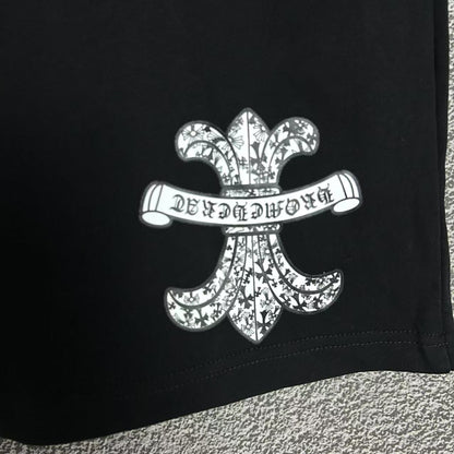 Chrome Hearts Crossprint Streetwear Shorts — Black Edition
