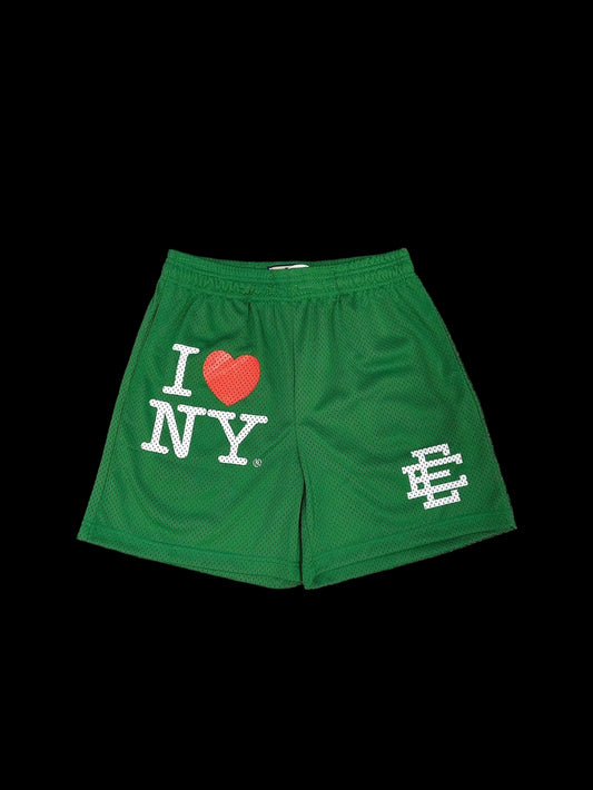 Eric Emanuel Green Courtside Mesh Shorts