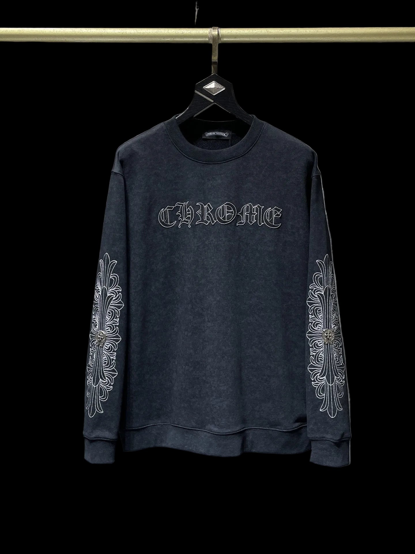 Chrome Hearts Navy Denim Street Jeans — Dark Blue Edition