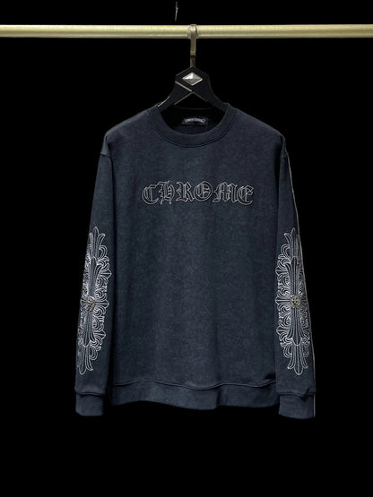 Chrome Hearts Navy Denim Street Jeans — Dark Blue Edition