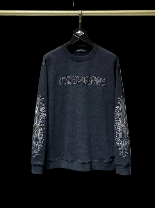 Chrome Hearts Navy Denim Street Jeans — Dark Blue Edition