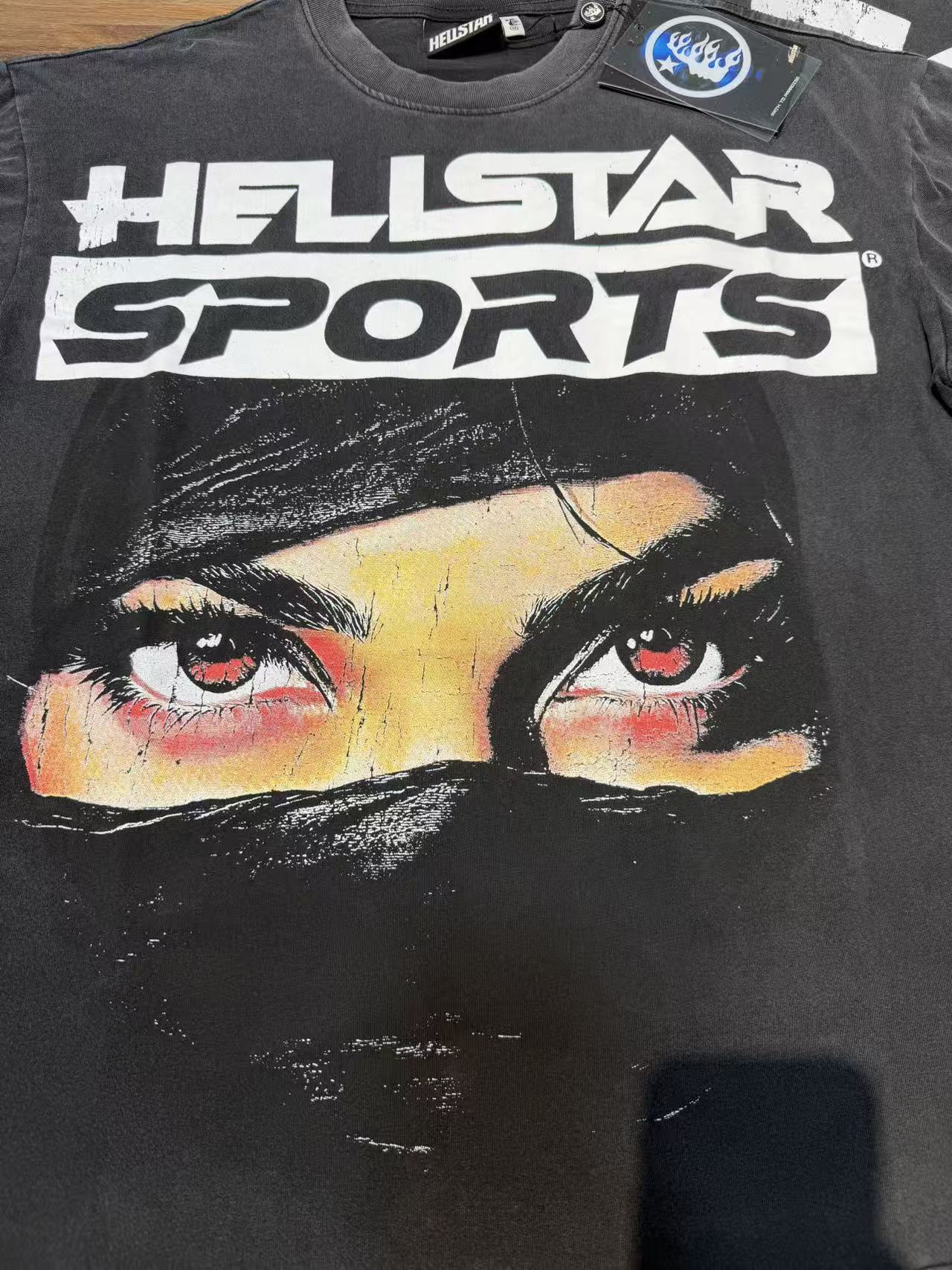 Hellstar 963 Vintage Washed Black Tee – P536 Edition