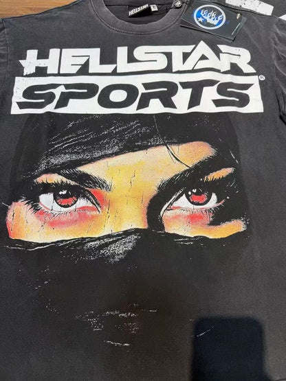 Hellstar 963 Vintage Washed Black Tee – P536 Edition
