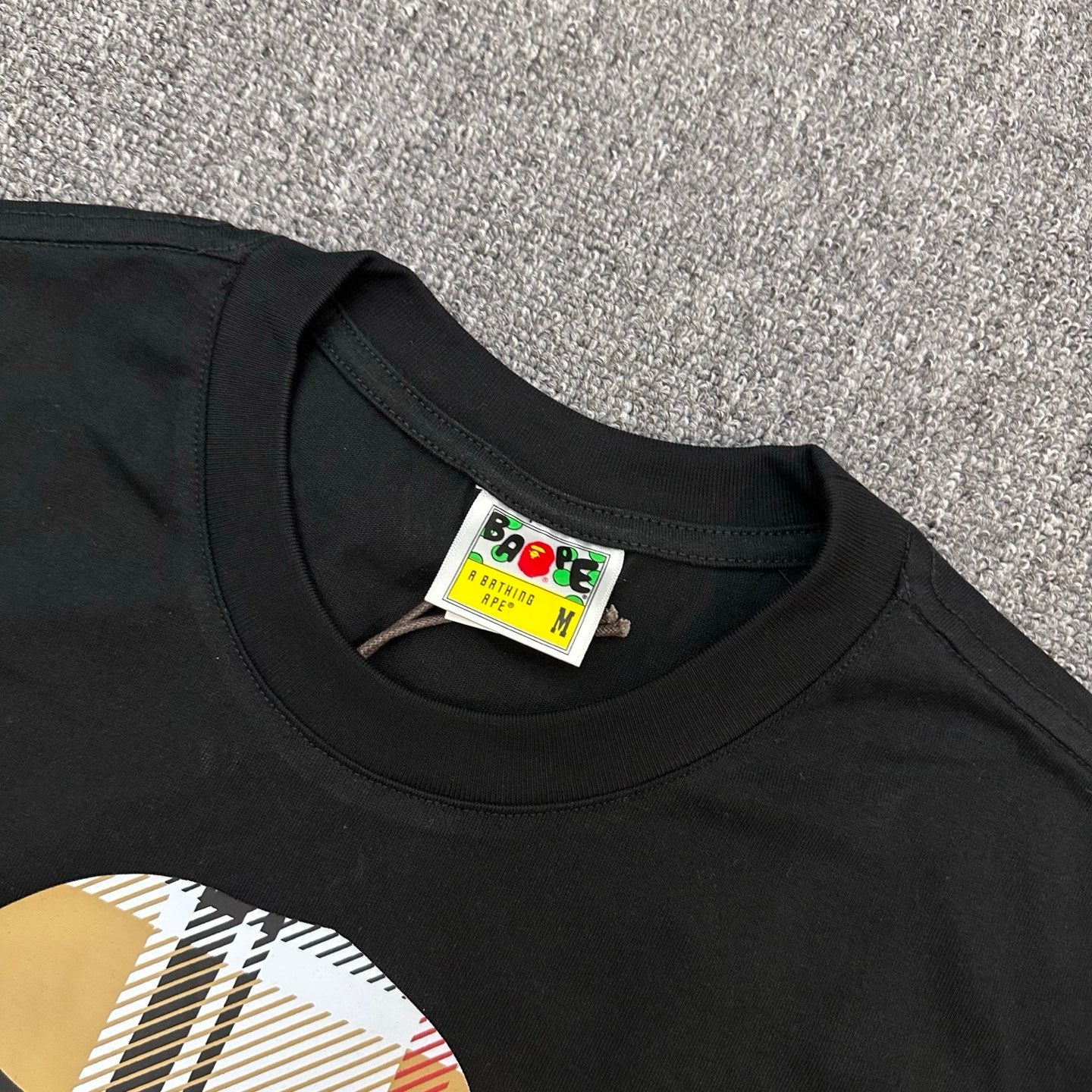 BAPE SS23 Black Streetwear Graphic Tee