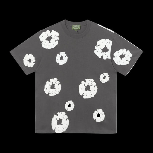 Denim Tears Cotton Wreath Oversized Tee – Grey
