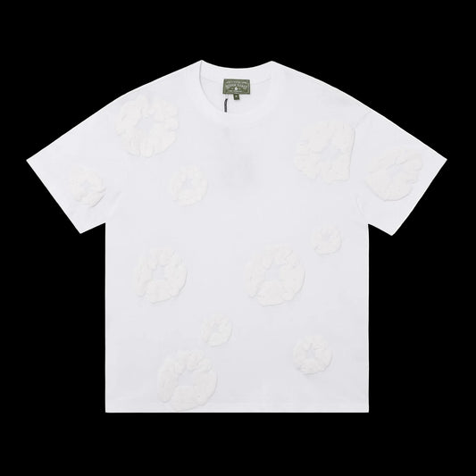 Denim Tears Cotton Wreath Oversized Tee – White