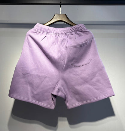 AMIRI Cotton Candy Fleece Shorts — Pink Lavender Edition