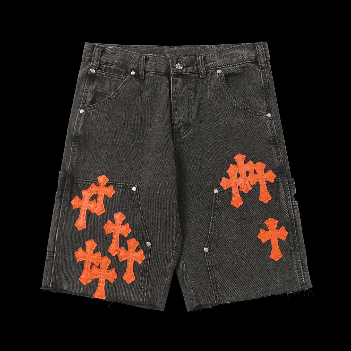 Chrome Hearts Black Ember Carpenter Shorts