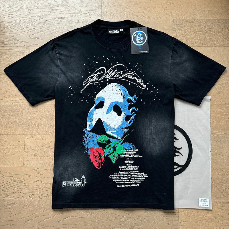 Hellstar 6808 Vintage Washed Black Tee – P56 Edition