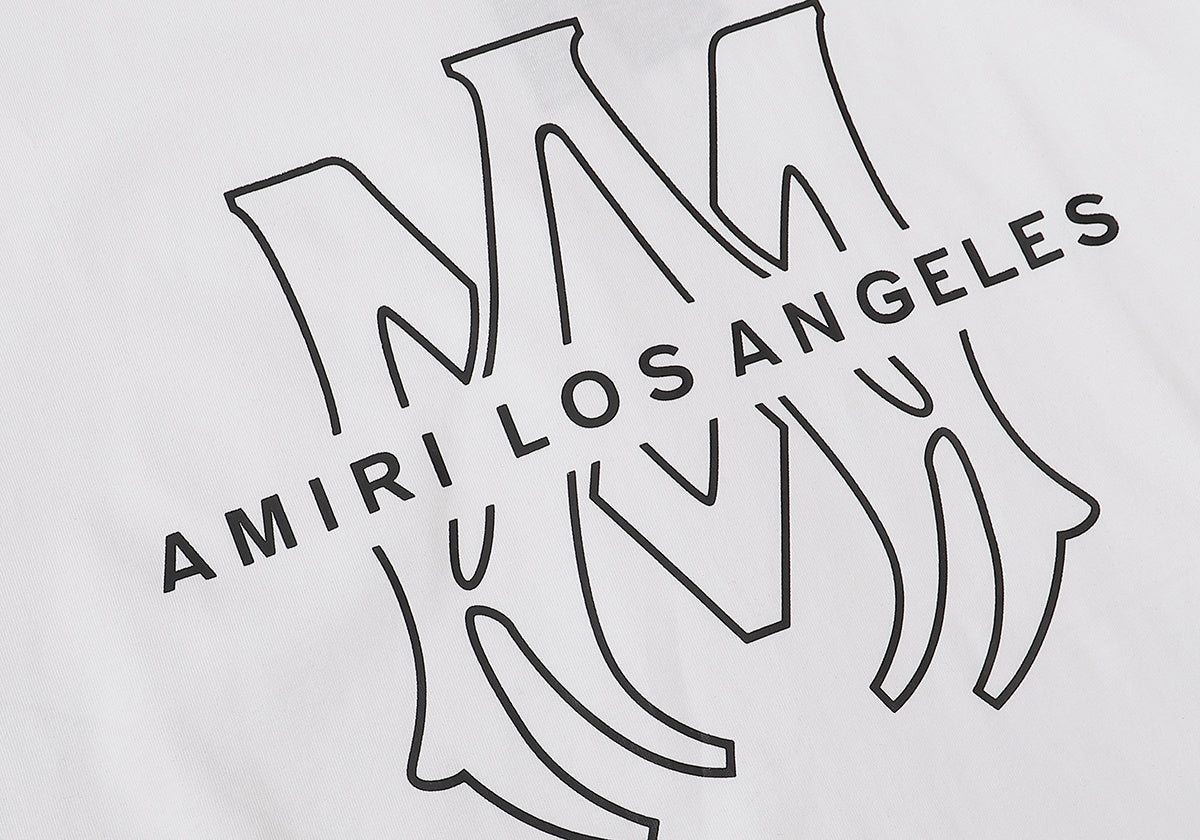 AMIRI Ivory Heavyweight Double Yarn Essential Tee — White Edition