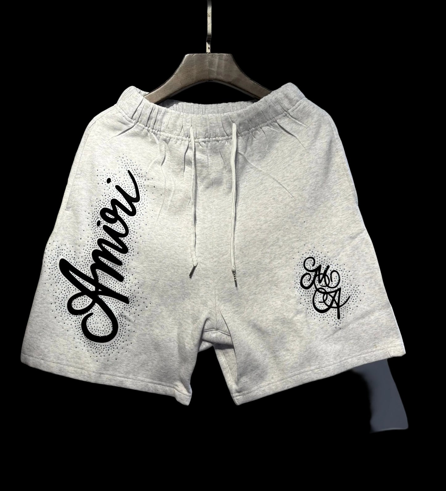 AMIRI Cloudwave Fleece Shorts — White Edition