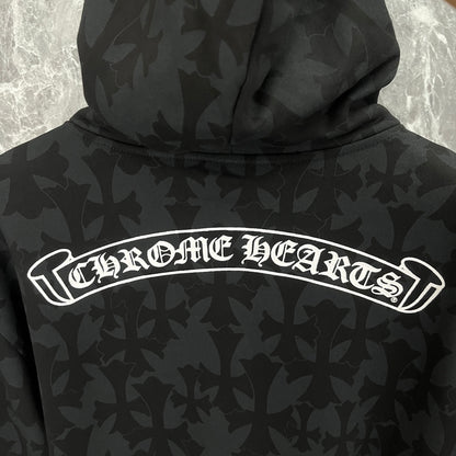 Chrome Hearts Black Cross Streetwear Hoodie
