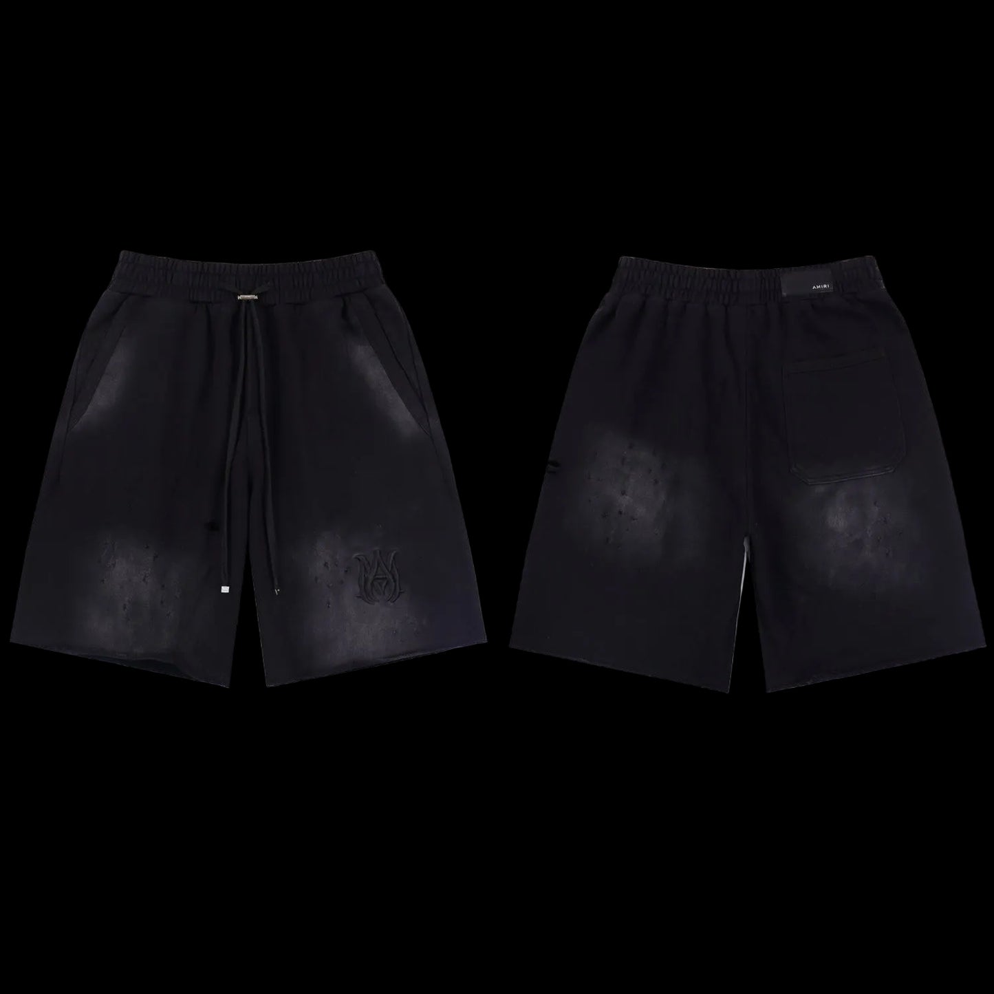 AMIRI Shadow Ash Washed Terry Shorts