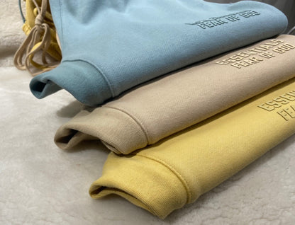 ESSENTIALS Cream Straight-Leg Sweatpants