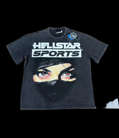 Hellstar 963 Vintage Washed Black Tee – P536 Edition