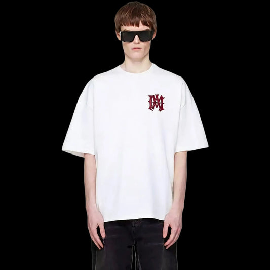 AMIRI White Heavyweight Double Yarn Streetwear Tee