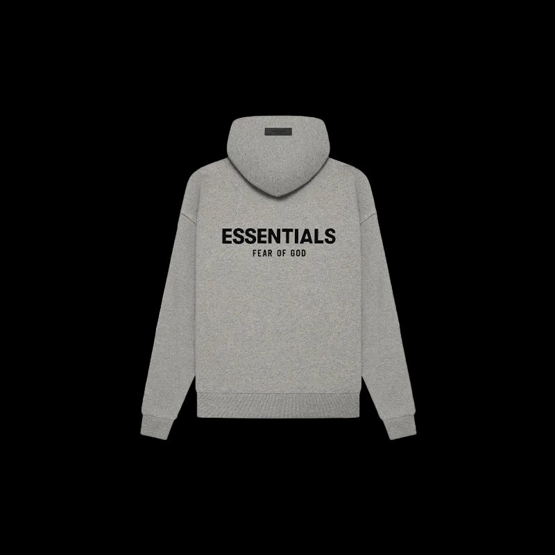 ESSENTIALS Vintage Grey Oversized Hoodie