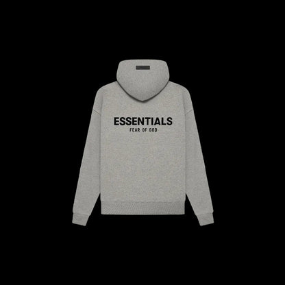 ESSENTIALS Vintage Grey Oversized Hoodie