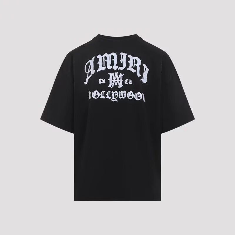 AMIRI Black Heavyweight Double Yarn Streetwear Tee