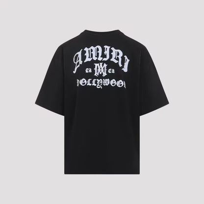 AMIRI Black Heavyweight Double Yarn Streetwear Tee