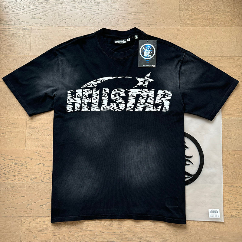 Hellstar 6811 Vintage Washed Black Tee – P55 Edition