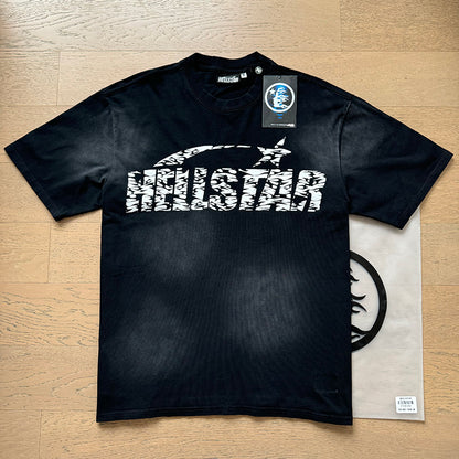 Hellstar 6811 Vintage Washed Black Tee – P55 Edition